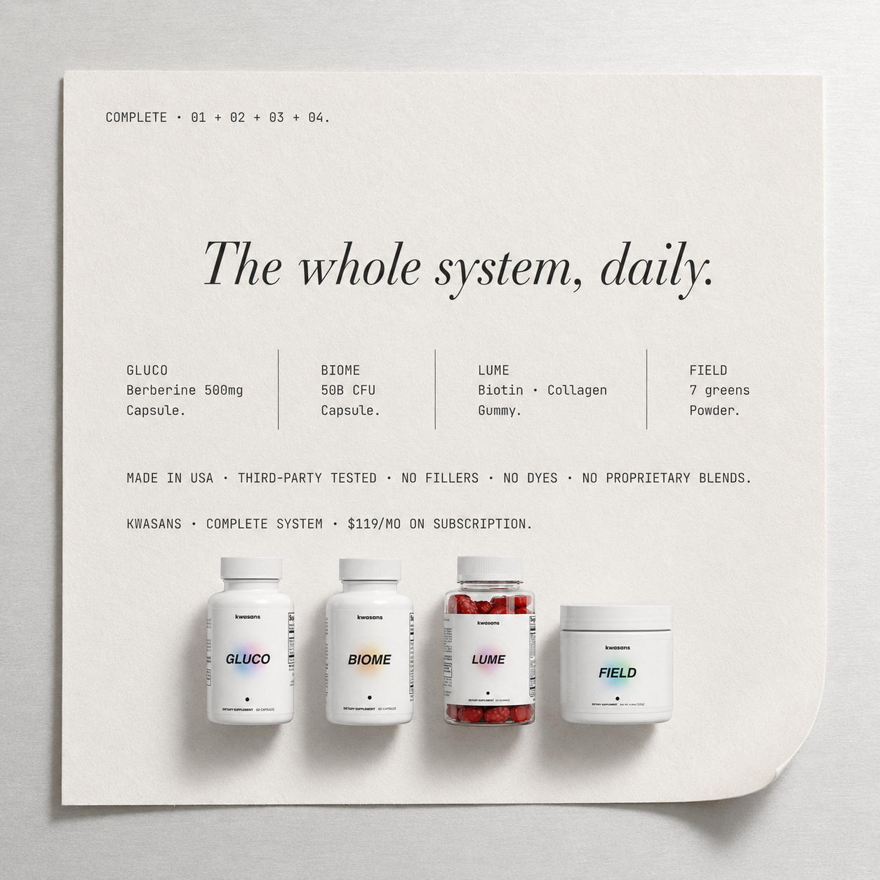 Complete System